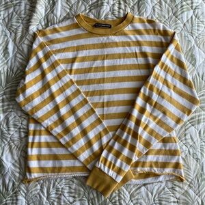 brandy melville striped long sleeve shirt